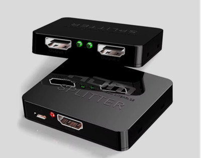 4K HDMI-kompatibler Splitter 1 in 2 out Adapter HDMI für HDTV DVD PS3 Xbox