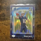 2024 Panini Donruss Optic - Rated Rookie Drake Maye #229 Purple Shock Prizm (RC)