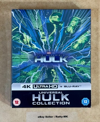 HULK & THE INCREDIBLE HULK - UK EXCLUSIVE 4K + BLU RAY STEELBOOK SET (READ) - Picture 3 of 21