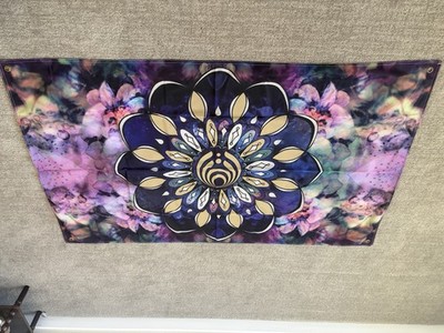 Tapestry mandala celestial Trippy Psychedelic 35 Inches  x 5ft  size