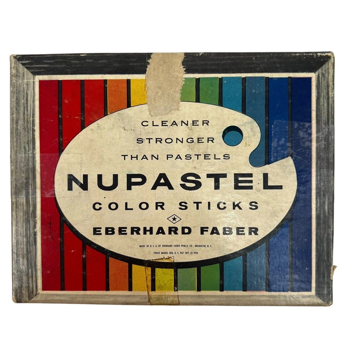 Bâtons De Craie Pastel Nupastel Everhard Faber Vintage - Multicolores - Fabrication USA