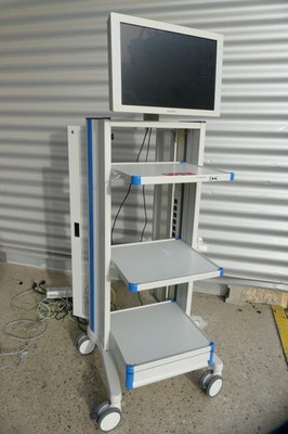 ITB GERÄTEWAGEN ENDOSKOPIE  & medizinischer medical MONITOR SONY LMD-2450MD