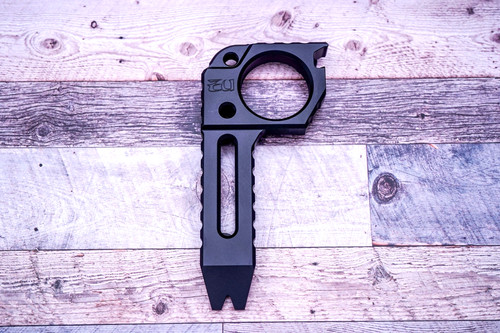 ZU Bladeworx Rude Boy "V1" Multi-Tool, Black Cerakoted D2 (Cryodur 2369)