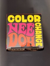 Schylling Color Change Nee Doh Squeeze Ball Stress Reliever, Squishy Pink/Yellow