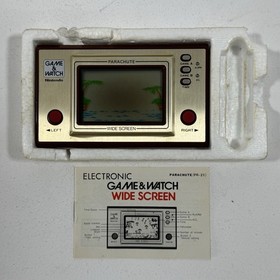 Nintendo Game & Watch Parachute PR-21 1981 CIB Box Manual Tested Working