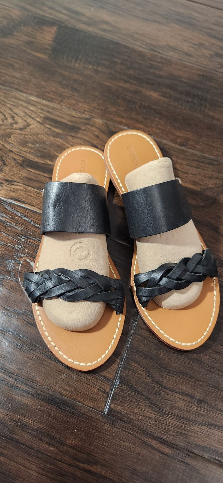 APL Sandali nero marrone. Taglia 9 10. Nuovo. Bloomingdale's.