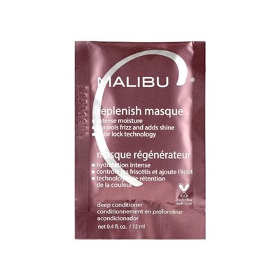 Malibu C Replenish Hair Masque 1 Packet  Ultra Hydrating Deep Conditioner for...