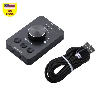 Audio Adjust USB Computer Volume Controller for Multimedia PC Speaker Laptop
