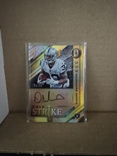 2018 Gold Standard Deandre Washington Rookie Auto Gold Strike /99 Raiders