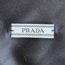 Prada Black Satin Drawstring Dust Bag 9x14 Authentic Logo Accessory