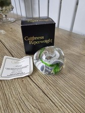 Caithness Pebble Glass Paperweight Colin Terris Scotland Boxed Art Glass
