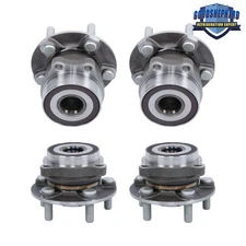 For Subaru Forester Crosstrek Impreza Set of 4 Front and Rear Wheel Hub Bearings