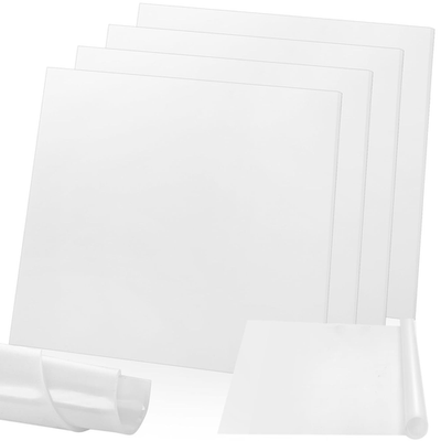 #ad 4 Pack Translucent Silicone Sheets 12#x27;#x27; X 12#x27;#x27; X 1 8#x27;#x27; 60A Duro White Rubber Ma $31.99