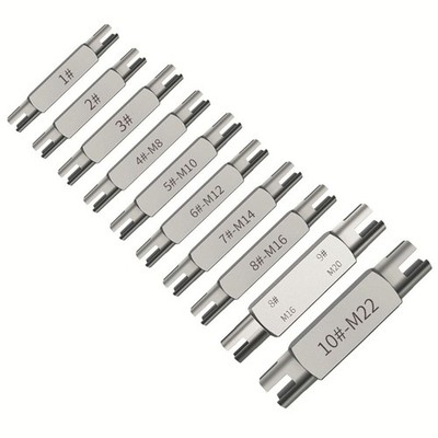 Heavy Duty Broken Head Taps Set with Double Head Screw Tap Extractor M22