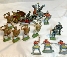 Roman Soldiers, Knights Lead Toy Soldiers lot  J. Hill, Cherilea England