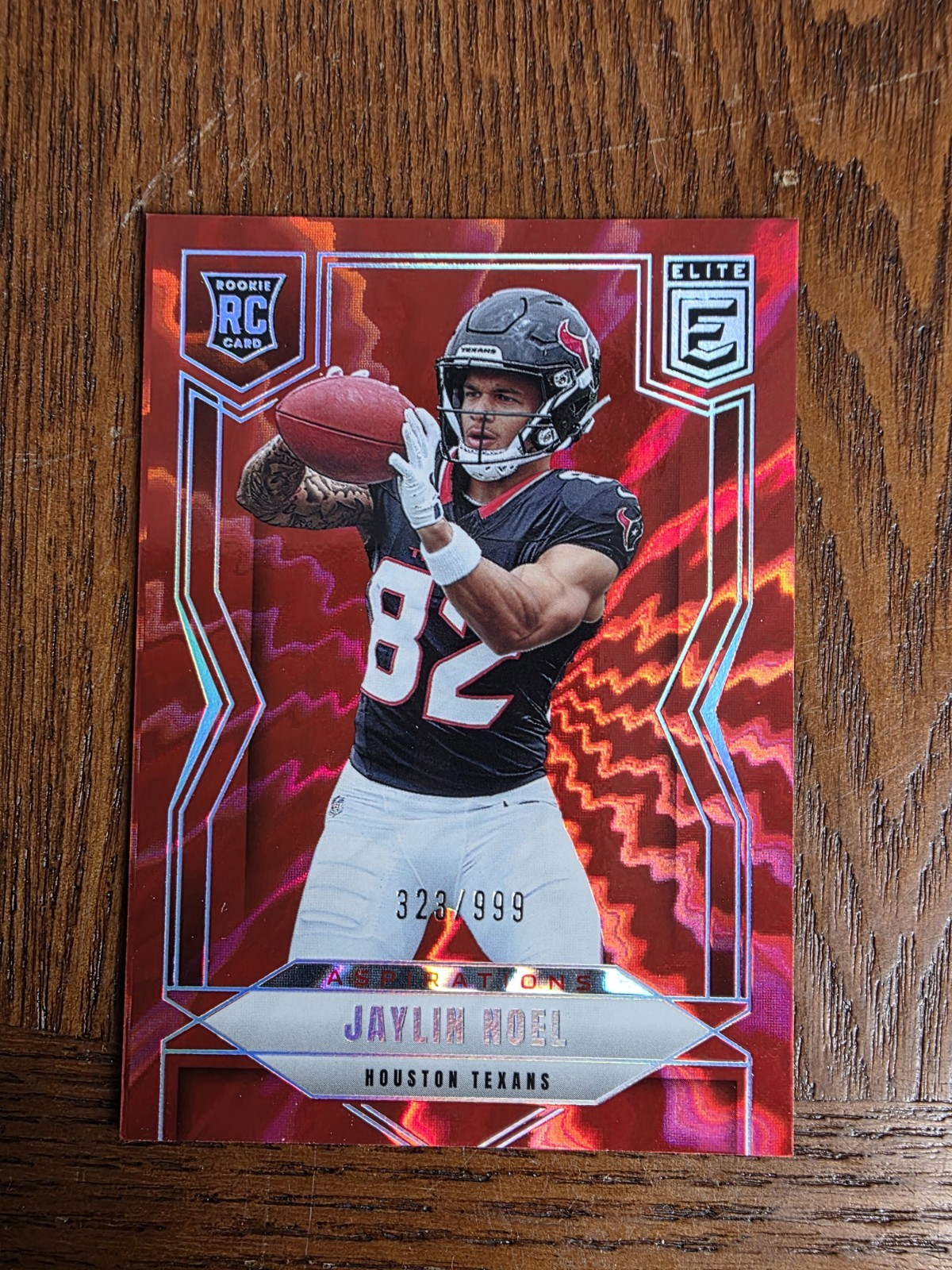 Jaylin Noel Aspirations Shimmer #135 2025 Donruss Elite 323/999 Texans