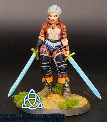 Painted Characters Cyril RPG The Witcher  D&D collection miniatures for RPG