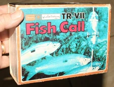 Vintage SEARS TR VII FISH CALL in Original Box + Manual + Warranty Card + More