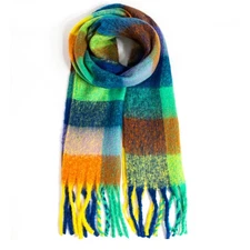 Women's Chunky Winter Scarf Warm Blanket Big Thick Large Oversized Wrap