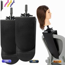 poipoilu Mannequin Clamp Stand for Chair Hairdresser Styling (2 Pack)