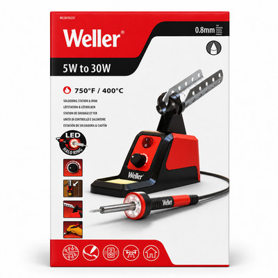 Weller WLSK3023C Lötstation 5 30W Präzisions-Lötkolben LED Halo Ring 230V 400°C