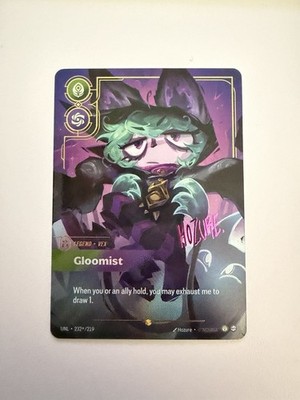 League Of Legends Riftbound Vex Signature Overnumber #232 NM