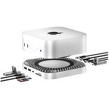 Aluminum Stand HDMI Hub for Mac Mini M4 Pro