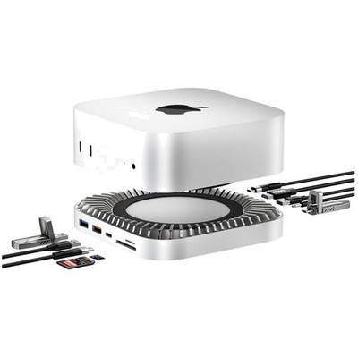 Aluminum Stand & HDMI Hub for Mac Mini M4 Pro