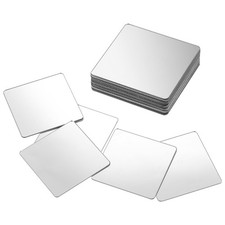 20Pcs Mini Size Acrylic Square Mirror, 2 x 2 Inch Self Adhesive Small Square ...