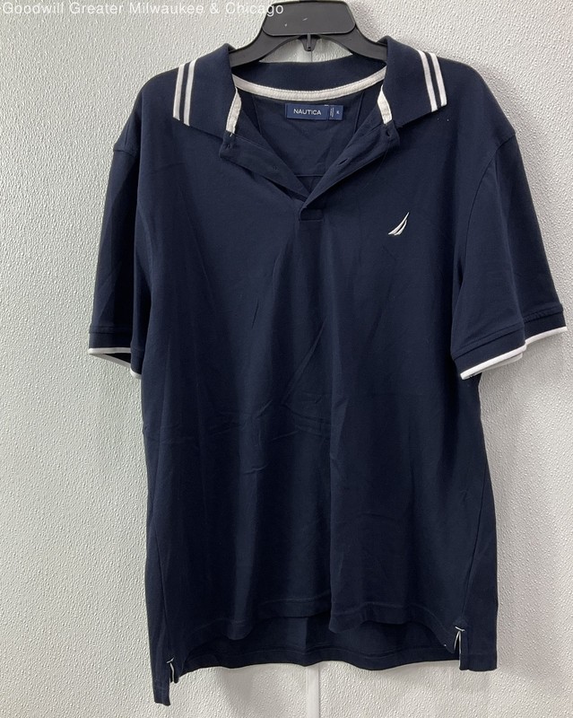 Nautica Men's Navy Polo Shirt Size XL