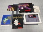 Super Nintendo SNES Final Fantasy III 3 CIB Complete Box Map Poster Good Cond