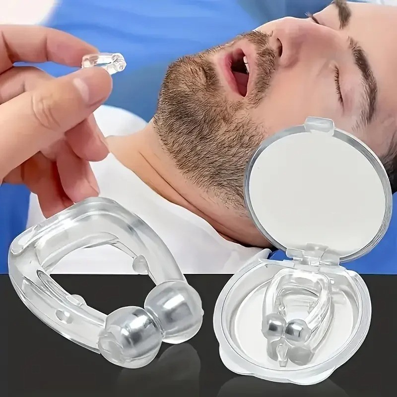 Nose Clip Quiet Sleep Night Gadget Men Women Anti-Snore Device Snore