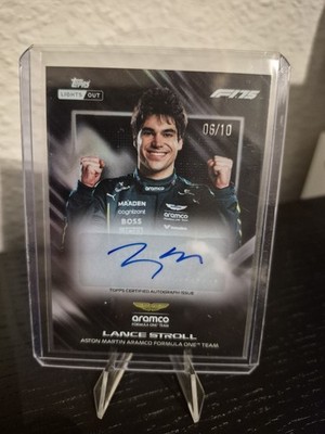 Lance Stroll Auto /10 Topps Lights Out