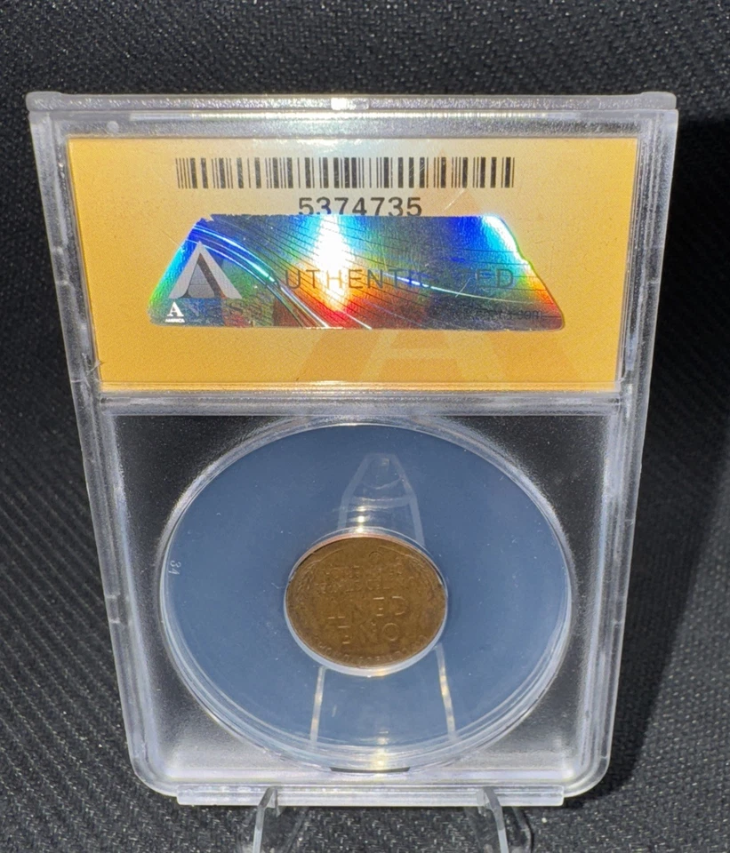 1944-D/D Lincoln Wheat Cent Penny w/ Repunched Mintmark RPM-1 Hard to Find!  - Image 3 of 4