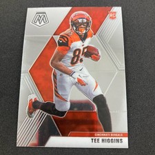 Tee Higgins 2020 Panini Mosaic Rookie Card #213 Cincinnati Bengals. rookie card picture