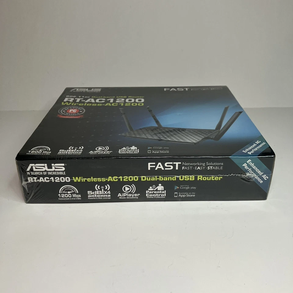 Asus RT-AC1200 Dual Band 2.4Ghz/5Ghz Wi-Fi Router; supports VPN cap; NEW In Box! - Image 3 of 3