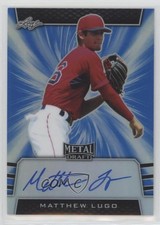 2019 Leaf Metal Draft Blue 24/30 Matthew Lugo #BA-ML2 Auto 3b3