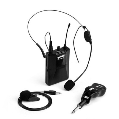 Gemini Pro Audio Wireless Reciever UHF Headset Microphone Livelier Gift