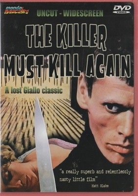 The Killer Must Kill Again (1975) Mondo Macabro Uncut English/Italian Rare OOP