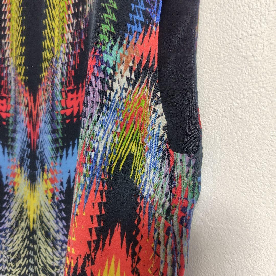 Good condition M MISSONI Geometric pattern knee l… - image 5