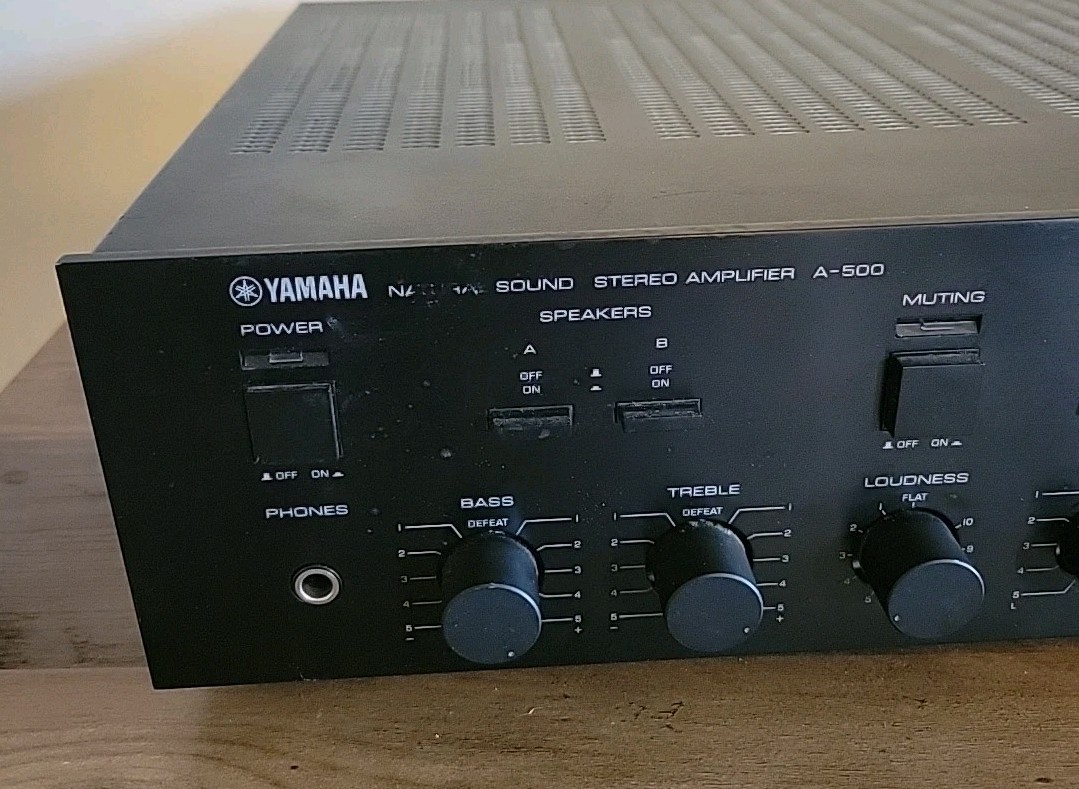 Yamaha A-500 Natural Sound Stereo Amplifier Tested | eBay