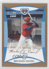 2008 Bowman Prospects Gold Michael Daniel Mike Daniel #BP33 0c4