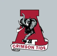 Sticker - Alabama Crimson Tide logo - Die Cut Laminated Vinyl Decal