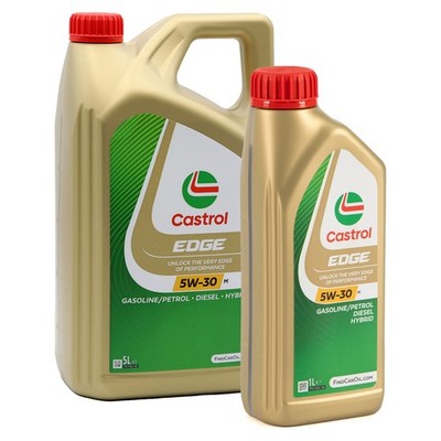 6L CASTROL EDGE 5W-30 M Motoröl ACEA C3 API SN BMW Longlife-04 MB 229.31/51/52