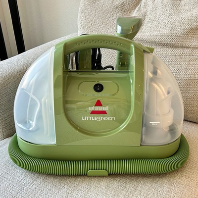 #ad BISSELL Little Green 1400B Portable Compact Carpet Cleaner w Nozzle Green $100.00