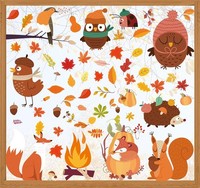Fensterbilder Herbst Selbstklebend Deko FüR Fenster Herbstdeko