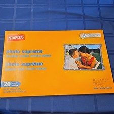 Staples Supreme Matte Photo Paper 13x19 in 230g/m  20 Sheets Inkjet White