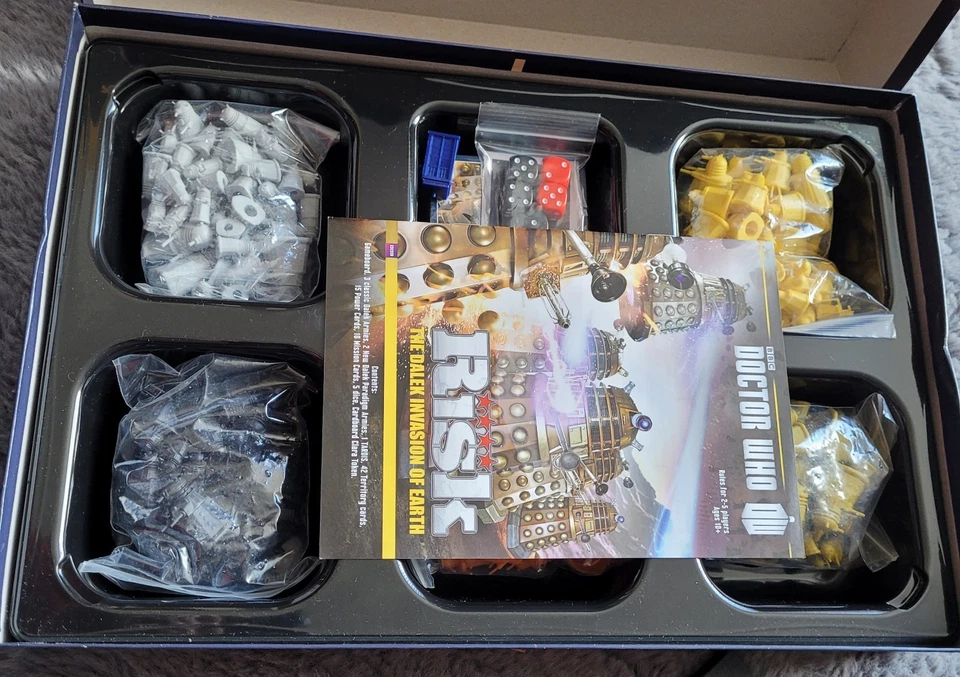 Risk Doctor Who The Dalek Invasion Of Earth  Board Game Unused Hasbro  - Image 4 of 4