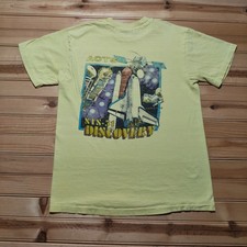 Vintage 90s Hanes NASA STS-51 Discovery Space Shuttle Pocket T-Shirt USA Medium