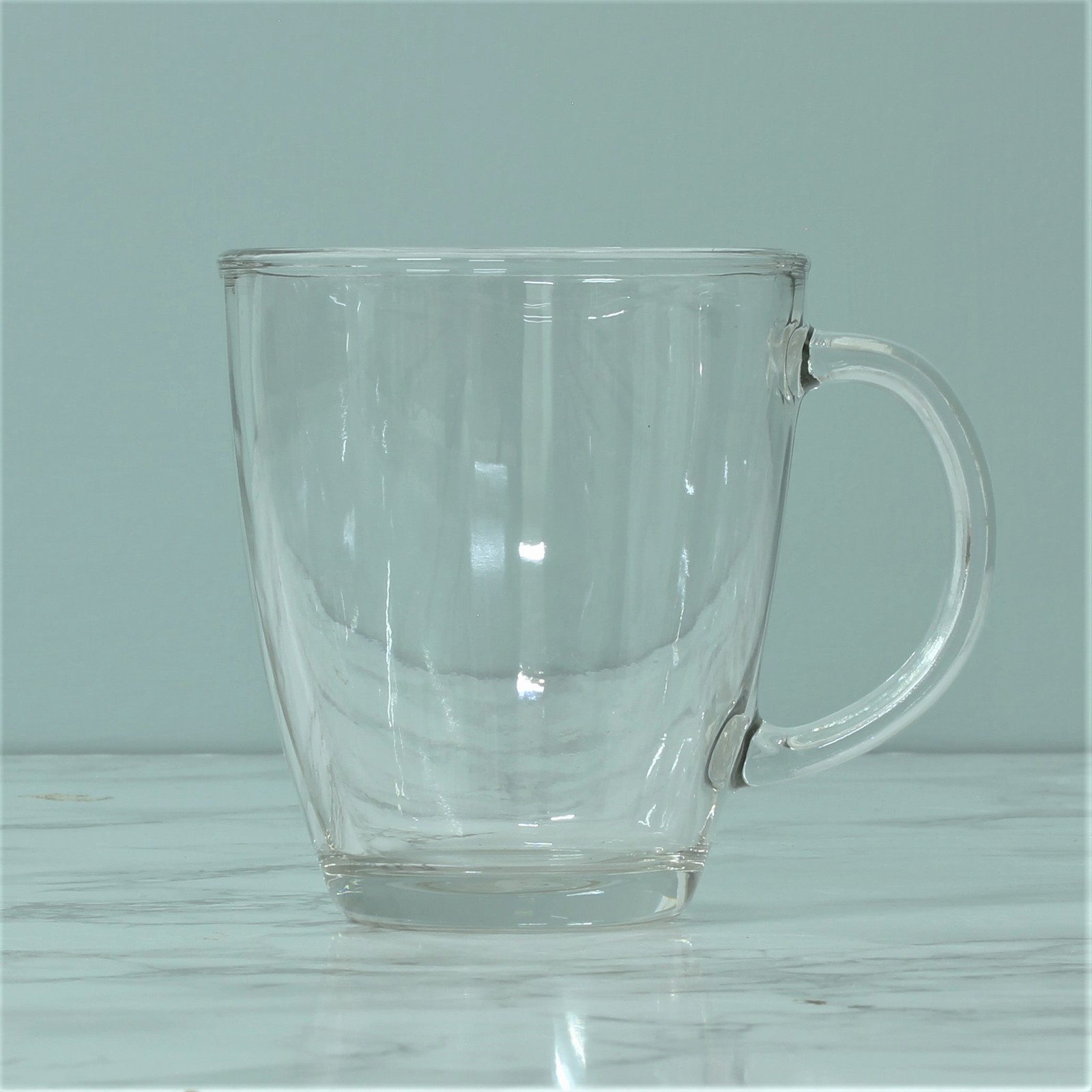 12oz Clear Transparent Glass Coffee Hot Latte Cappuccino Tea Drinking Cup Mug
